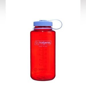 Nalgene 32oz Plastic Wide Mouth Water Bottle- Marmalade Orange